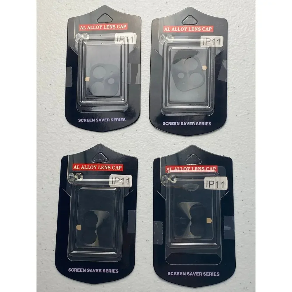 Alloy Lens Caps for iPhone 11 in Black Set of 4 NIP
